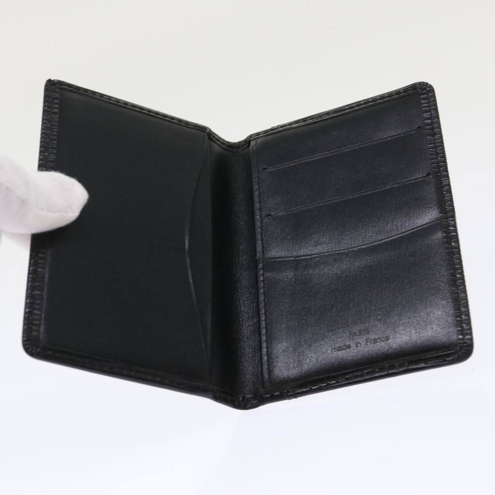 LOUIS VUITTON Epi Organizer De Poche Card Case Black M63582 LV Auth 48066 - Picture 8 of 16